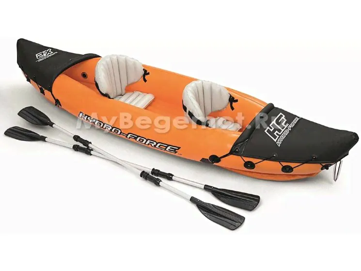 ДВУХМЕСТНАЯ НАДУВНАЯ БАЙДАРКА (КАЯК) HYDRO FORCE 65077 LITE-RAPID X2, 321X88 СМ.