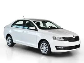 Белый Skoda Rapid, I Рестайлинг, 2018