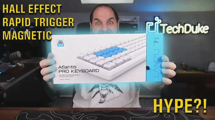 KONAČNO Hall effect, Rapid trigger tastaura na testu | Lamzu Atlantis Pro