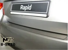 Накладка на бампер Skoda Rapid