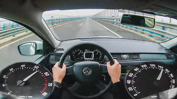 2013 Skoda Rapid 1.2 MPi - 4K POV Acceleration Test (TOP SPEED)