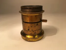 Brass Lens / Messing Objektiv Simplex Rapid Aplanat 13 : 18