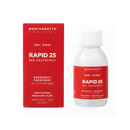 Ополаскиватель для полости рта montcarotte oral rinse rapid 25