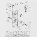 Коллекция Grohe Система инсталляции для унитаза GROHE Rapid SL (1,13 м) (38528001)