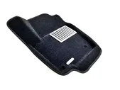 3D коврики Euromat для SKODA Rapid (2012-2020, 2020-), EVA, Черный