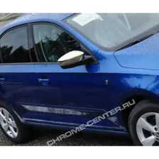 Накладки на зеркала (нерж.сталь) Skoda Rapid (2012-)