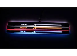 Накладки на пороги LED для Skoda Rapid