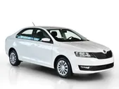 Белый Skoda Rapid, I Рестайлинг, 2018