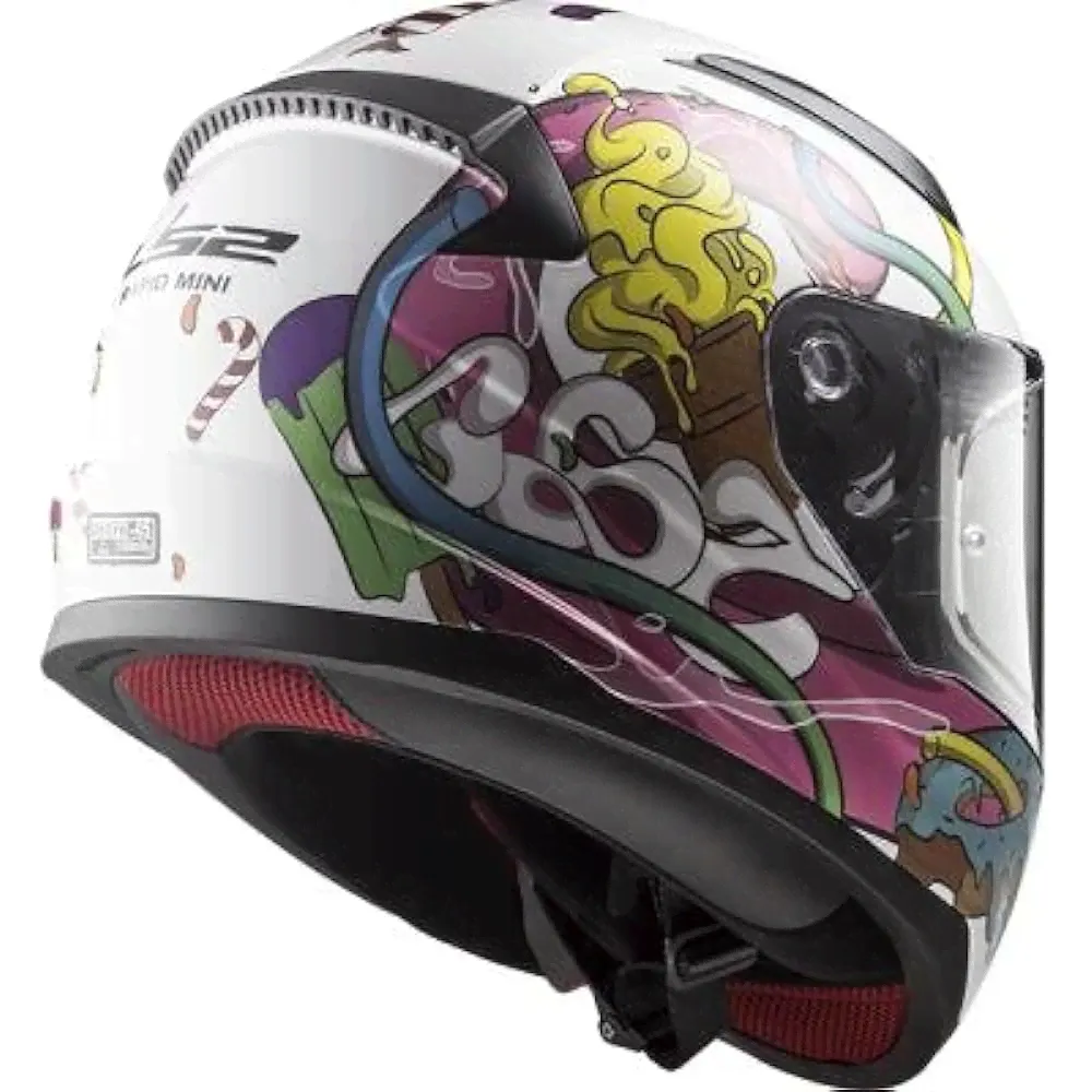 Шлемы интегралы LS2 FF353J Rapid Mini Crazy Pop Kinderhelm L (52)-0