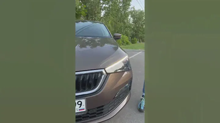 LED фары новой #Skoda Rapid.
