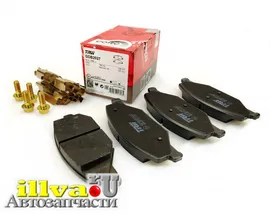 Колодки тормозные дисковые перед SKODA FABIA RAPID VOLKSWAGEN POLO Sedan TRW GDB2027