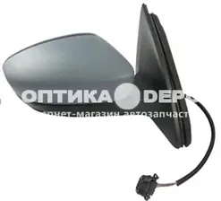 RAPID зеркало правое электрическое с подогревом , под покраску (CONVEX) (тайвань) для SKODA RAPID